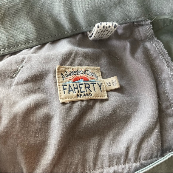 Faherty Stretch Zip Pockets Movement 5 Pocket Pants - Picture 6 of 7